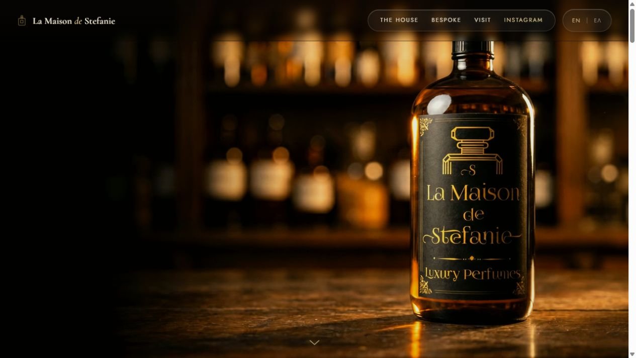 Website preview: La maison de Stefanie